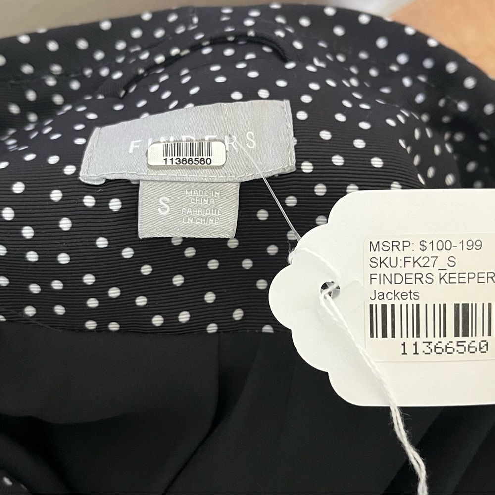 Polka Dot Ruffle Blazer - Picture 4 of 8